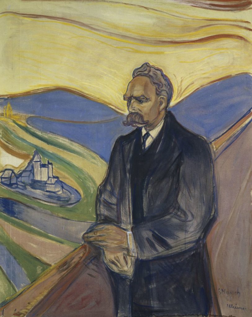 Friedrich Nietzsche - Gemälde von Edvard Munch